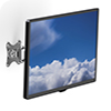 Wall-mounted TV with cloud display