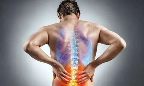 Man experiencing lower back pain