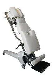 Medical examination table with adjustable features