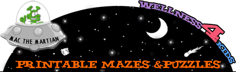 Alien spaceship with moon and stars