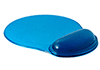Gel wrist support mouse pad in blue