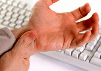 Wrist discomfort while typing on keyboard